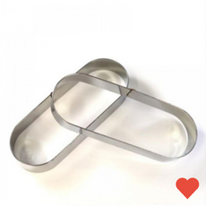 제과 제빵 1개 13.3cm 타원 스테인리스 틀 무스링 쿠키틀