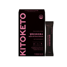 [키토케토] 알파CD 초코 효소 발효 루피니빈 프리바이오틱스 알파시디, 1박스, 49g