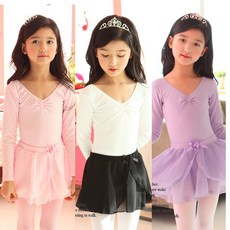 국내제작 허리밴드형 큐티쉬폰 발레스커트(상의제외)