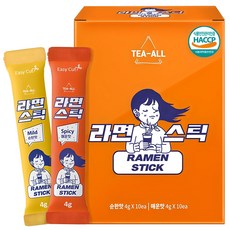 라면국물 스틱 순한맛 매운맛, 1개, 80g