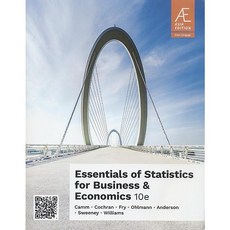 Cengage Essentials of Statistics for Business & Economics 10e