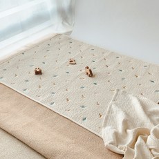 마롤로뜨 100수 자수 아기 방수요 유아 방수패드 신생아 침대, 1개, 크앙디노_방수패드