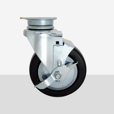 PP耐重煞車輪 板車工具車通用 工業級耐用, 1個