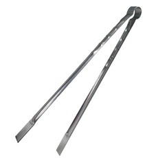 일본JEJ398 캠핑 숯불 아연 바베큐 집게 45cm, 없음