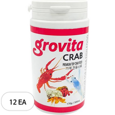 그로비타 크랩 사료, 170g, 12개