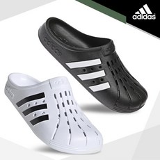 adidas 愛迪達 三線印花拖鞋 GZ5886, 275, 黑色