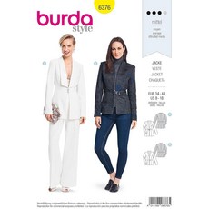 Burda 스타일 바느질 패턴 B6376 - Misses' Blazers A(8-10-12-14-16-18), Burda 스타일 바느질 패턴 B6376 - Misse