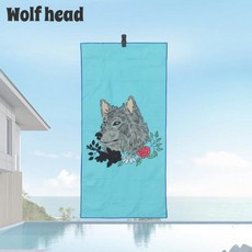 건조 스포츠 타월 흡 목욕해변 여행 수영장 요가 캠핑 욕실에 적합, 1개, 2. E