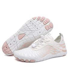 Teuivhy Hike Barefoot Shoes 여성용 남성용 통기성 및 미끄럼 방지 운동용 신발 와이드 토 워터 슈즈 화이트.