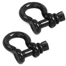 Jamiikury 1.6cm(5/8인치) D 링 섀클 1.9cm(3/4인치) 나사 핀 3.25T 작업 부하 제한(WLL) / 견인 스트랩 윈치용 최소 파괴 강도(MBS), Jamiikury 1.6cm(5/8인치) D 링 섀클,