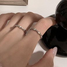 Cantabile 925실버 물고기 포인트 행운 반지