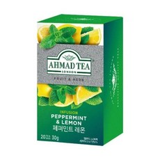 아마드-페퍼민트n레몬허브티20T, 30g, 4개, 20개입