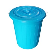 청색 만능용기 다용도 대형 쓰레기통 휴지통 운반구, 그레이