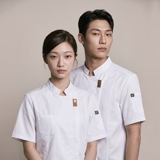퍼블릭스테이션 남녀공용 스마일 반팔조리복
