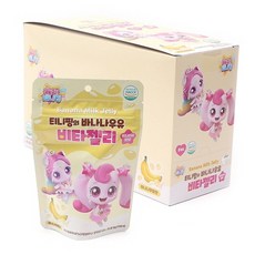 캐치티니핑 티니핑의 바나나우유 비타젤리, 바나나우유맛, 50g, 8개