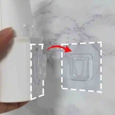 더굿샵 벽부착 매직후크 벽걸이, 그레이