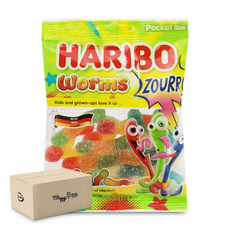 하리보 웜즈 사우어 (-), 80g, 1개