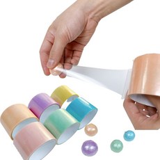 테이프공 테이프볼 끈적볼 4.8cm 6cm, 블루, 1개