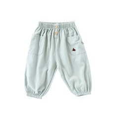 嬰兒純棉防蚊褲 春季新款 寶寶空調束腳褲 兒童棉質長褲