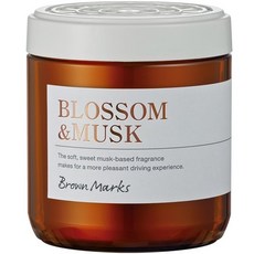 CARALL BROWN MARKS 固體香水 消臭芳香劑 兩種味道選擇 車用香氛, 1個, 3696鈴果麝香