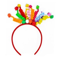 파티 머리띠 헤어밴드 생일파티 폭죽