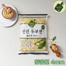 차마요 국내생산 두부면 포두부 슬라이스 얇은면 (4mm), 3개, 500g