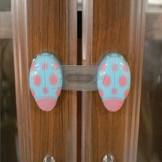 무당벌레 부착식 도어 잠금밴드 소 아기보호 문걸이 고정 안전장치 문잠금장치 심플도어가드, 1개