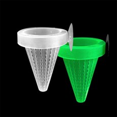 제나디자인 물고기 피딩컵 구피, 화이트