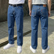 리바이스 550 릴렉스 미디엄 블루 진 남자 봄 청바지