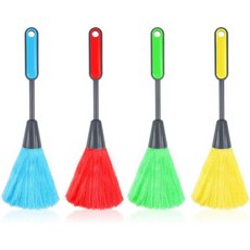 4개 미니 더스터 컴퓨터 키보드 청소 브러시 양모 손잡이 달린 마이크로파이버 손 먼지 제거 전기 필터 블라인드, 4개 미니 더스터 컴퓨터 키보드 청소 브러시 양모 손잡