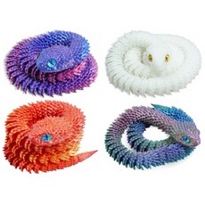 3D 장난감 관절뱀 60CM 1+1