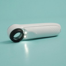 포켓 LED 돋보기 40배율 LED돋보기확대경