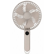 나비 스톰 빅팬 16cm 휴대용 BLDC 4000mAh 무선 접이식 선풍기 손풍기 슬림 손잡이 탁상용, 샌드카키, NV233-PHF30