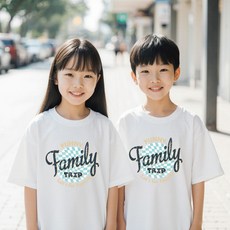 온어스샵 가족티셔츠 가족여행티 패밀리룩 반팔티 가족사진의상