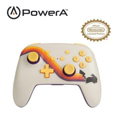 【PowerA】 任天堂官方授權 增強款藍芽5.0無線遊戲手把限量款(1518804-02)-復刻皮卡丘, 1個, 復刻皮卡丘, 1518804-02