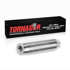 Tornador TB-404 굵은 스레드 밸브 바디 | BLACK 블랙 Z-020 정품 공장 교체 내구성 있는 스테인리스 스틸 공압 블로우 아웃 도구의 공기 흐름 및 압력 지원, Z-240 Compatible (ZV-404)