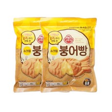 오뚜기 꼬리까지 가득 찬 슈크림붕어빵_냉장 480g 2개, 4세트