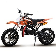 레저용 미니 오토바이 산악 49cc 소형 포켓 바이크 미니오토바이 소형오토바이 경량, 1개, 오렌지 대형 바퀴