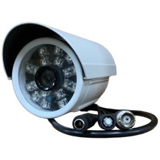 美光晶片 200萬高清食人魚紅外線攝影機 夜間亮度提升 監視器鏡頭 夜視鏡頭, 4MM(廣角)不附變壓器