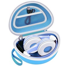 EKids / Beats Studio Pro / Beats Solo3 / Beats Studio3용 / Beats Solo2 무선 블루투스 휴대용 헤드폰 어린이 및 유아용 헤, 블루-화이트