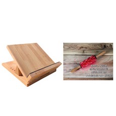 台灣製 實木拉筋板 (多段調節/腳底按摩), 二代加強款-16段-平面+紅色滾輪棒