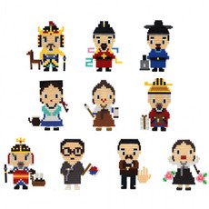 뚝딱 툭툭블럭 위인 시리즈 만들기 교구 재료, 위인07 이순신, 1개