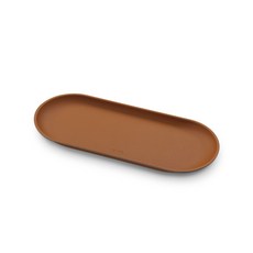 페니체 오피스 가죽 펜 트레이, 1개, 브라운
