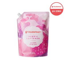 더블하트 유아 섬유유연제 플로럴아로마 리필, 1.8L, 3개
