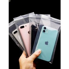 휴대폰지퍼백 100개 방진 투명 보관 밀봉 스마트폰 팩 100개 9 x 19cm