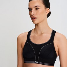 쇼크업소버 런브라 블랙 하이서포트 빅사이즈 러닝 스포츠브라