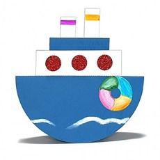 [1+1+1]3개세트만들기 종이오뚝이 배, 상세페이지 참조, 3개