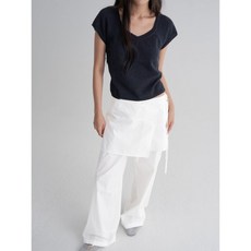 [국내매장정품] 에잇세컨즈 8SECONDS 크롭 반소매 풀오버 네이비 355751LY5R 176214, 남색, L