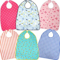 더해피 성인 턱받이 34 종 어른용 환자용, 01. 성인용 턱받이(버튼형), 11. 클래식 체크(네이비)