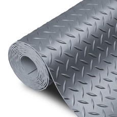 SEAL 1.2 x 1.8m(4 x 6피트) 프리미엄 차고 바닥 매트 단색 2.8mm 두께의 레이 플랫 그레이 상업용 등급 튼튼한 주차 매트 차고 바닥 골프 카트 방수/